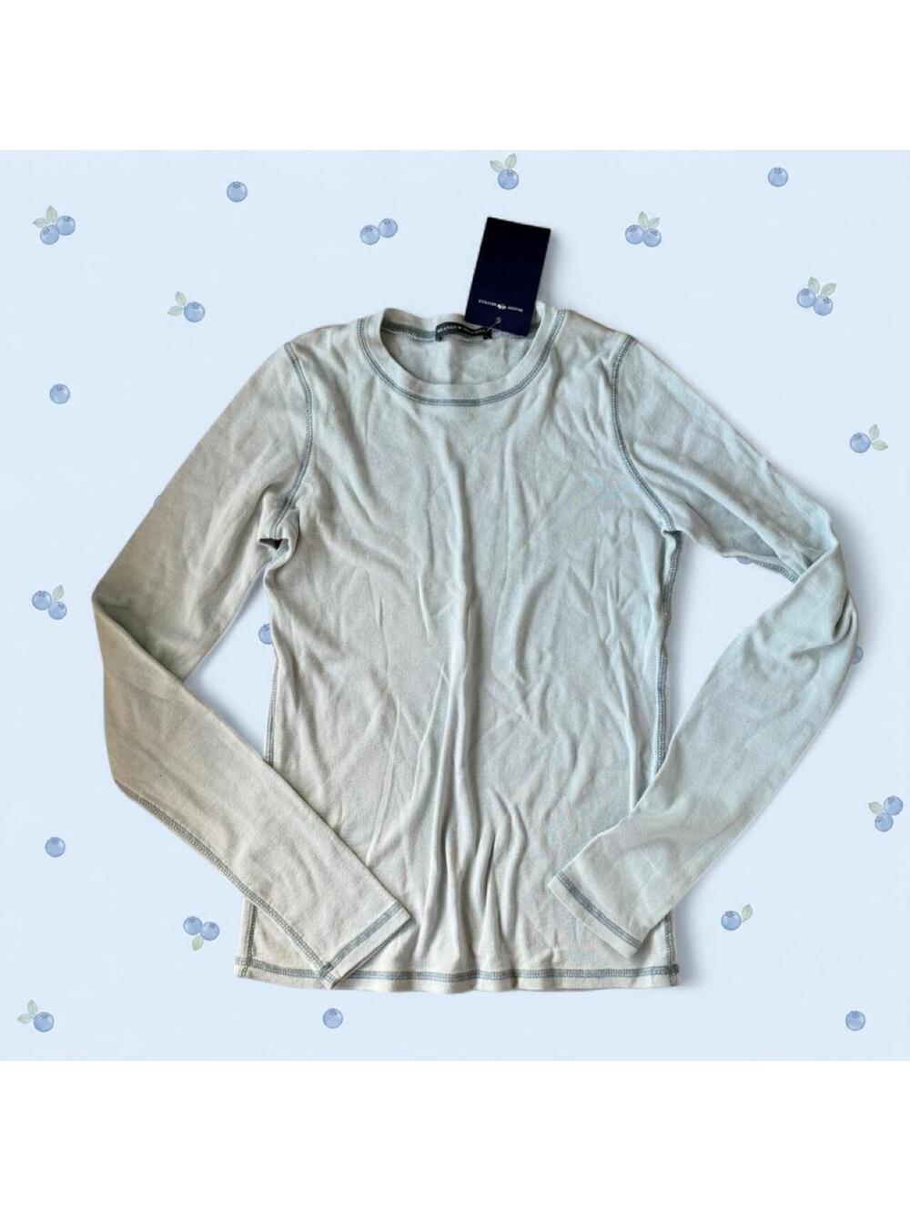 Brandy Melville light blue long sleeve top